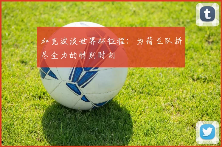加克波谈世界杯征程：为荷兰队拼尽全力的特别时刻